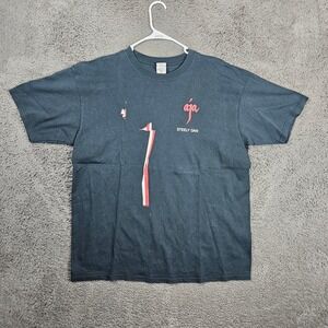 Steely Dan Aja Tour 2003 Concert T-Shirt Black Anvil Mens XL Vintage Band Tee